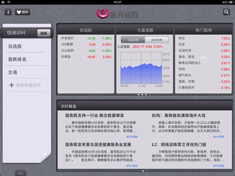 金元证券指定乾坤iPad版