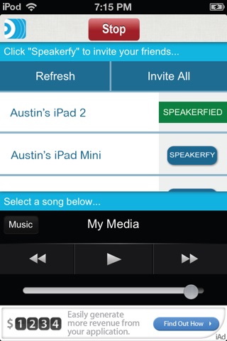 Speakerfy - Social Sound! screenshot 3