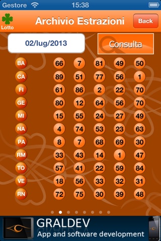 Numeri Fortunati Lotto screenshot 3