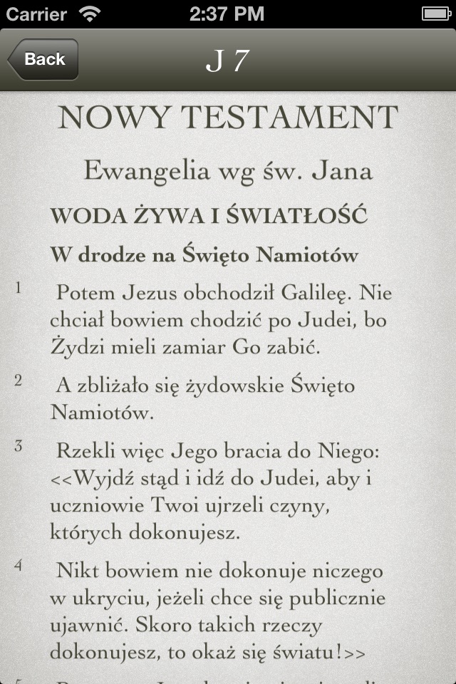 Biblia Tysiąclecia - Pismo Święte Starego i Nowego Testamentu screenshot 3