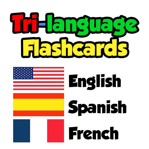 Flashcards - English, Spanish, French