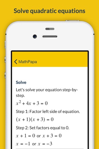 MathPapa - Algebra Calculator screenshot 4