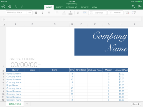 Templates for Microsoft Excel Free screenshot 4