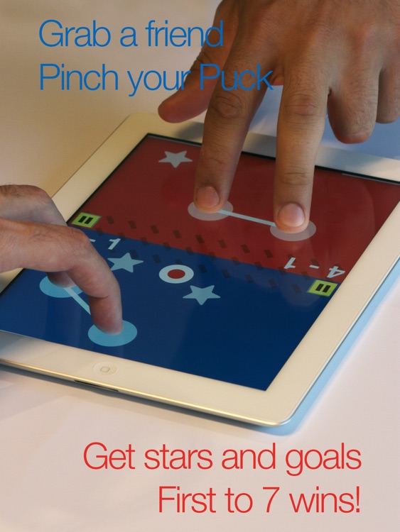 Pinch Pong - Touch multiplayer air hockey for 2