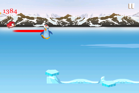 Bungee Penguin Launch - An Awesome Air Jumping Collecting Mania Free screenshot 3