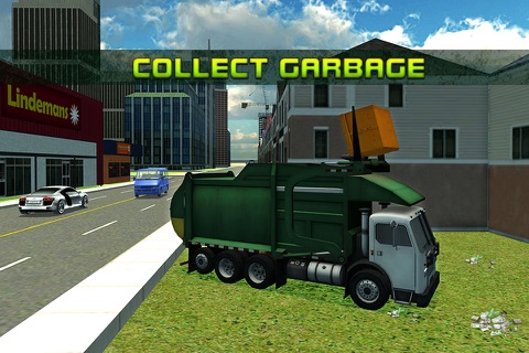 Garbage Truck Simulator 3D – trash sweeper simulation game screenshot 3