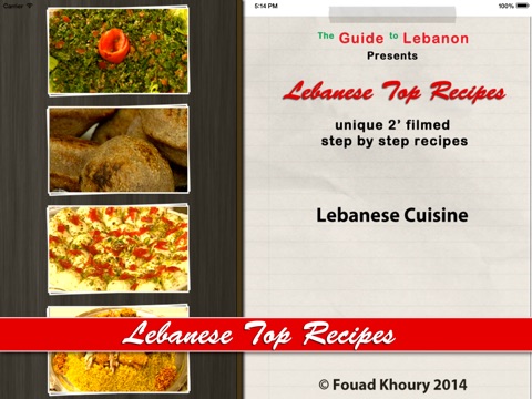 Lebanese Top Recipes "for iPad" screenshot 4