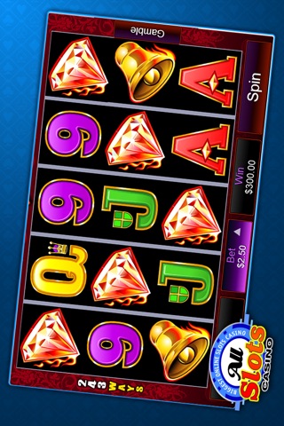 All Slots Casino: Burning Desire slots machine screenshot 2