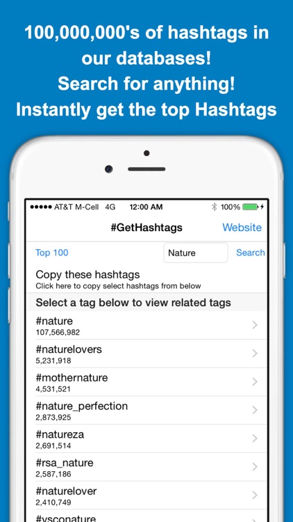 GetHashtags - Copy & Paste Most Popular Hashtags for Instagram