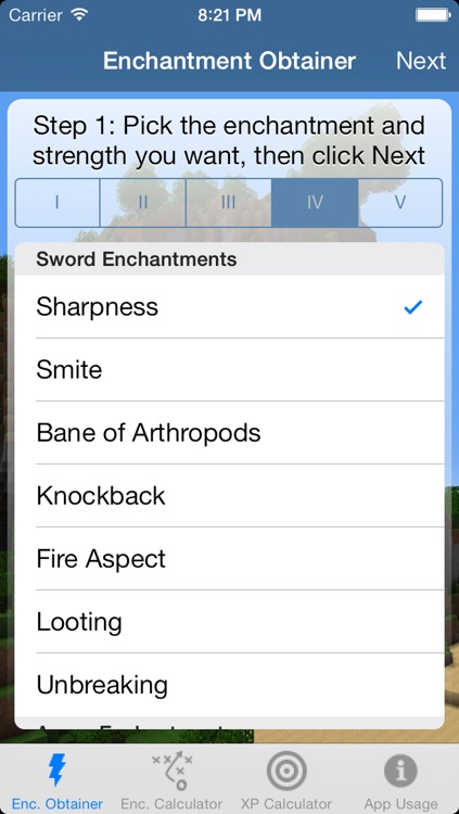 MCEnchant - The Best Enchanting Calculator and Guide for Minecraft!