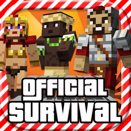 OFFICIAL SURVIVAL GAMES - Mini Multiplayer Survival Shooter Game in 3D Pixels icon