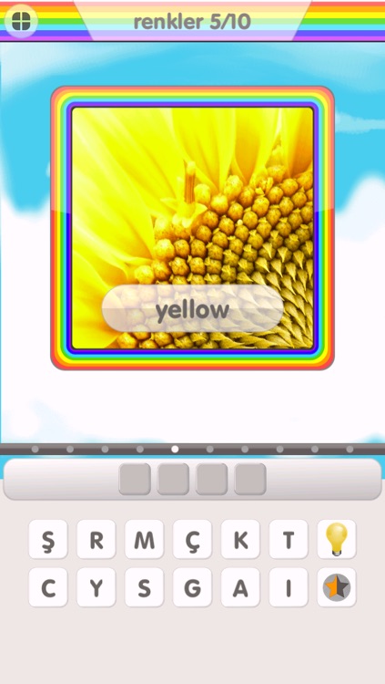 Rainbow Turkish Vocabulary Game screenshot-4