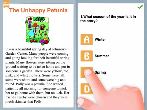 Kids Reading Comprehension(Grade 4) screenshot 3