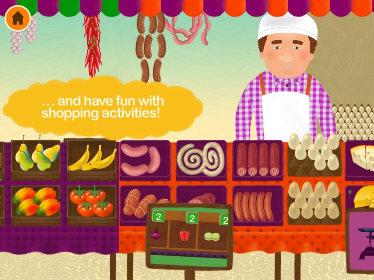 Cittadino Market! Math learning and shopping game for children