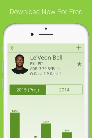 Fantasy Football Draft Kit - Cheat Sheet For 2015 screenshot 4