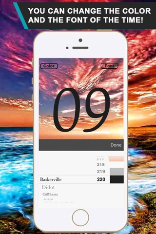 Blended Time: Beautiful Clock that Blends into your Environment. screenshot 4