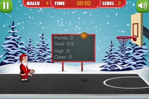 Santa Christmas Basketball screenshot 4