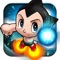 Help Atom defend Earth against nasty aliens and evil robots