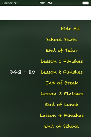 Lesson Countdown Timer Lite screenshot 2