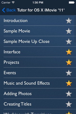 Tutor for OS X iMovie '11 screenshot 2
