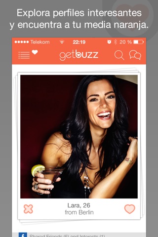 GetBuzz - The famous flirt and dating App for those looking for love or a nice chat screenshot 2