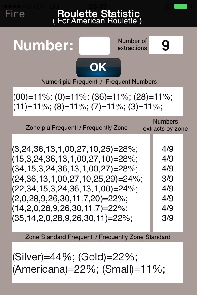 Roulette Statistic 1,60 screenshot 3