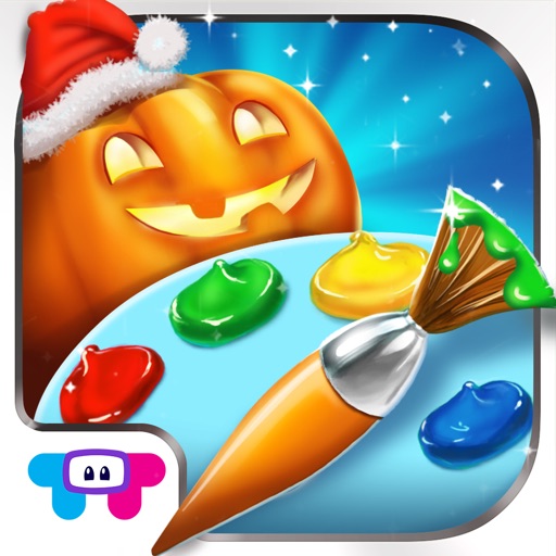 Holiday Draw Galore - All Interactive sparkles painting game for children