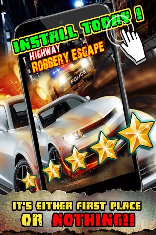 Fast Highway Robbery Race-r - Real Robbers Escape From Cop Cars screenshot 3