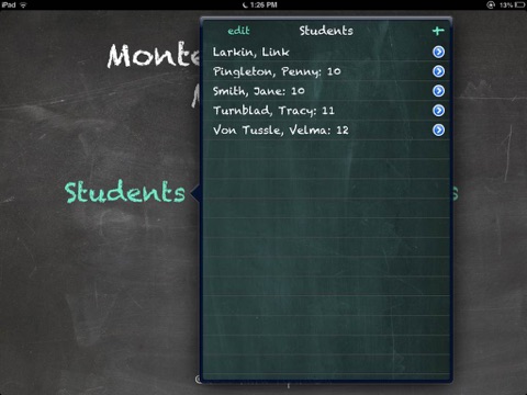 Montessori Lessons Manager screenshot 2