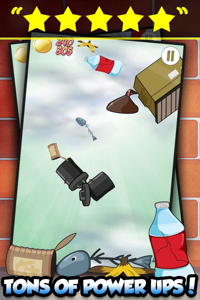 Mega Garbage Toss - Jumping Trash Can Game For Kids & Teens Free screenshot 2
