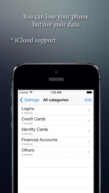 Safebook pro - save my personal data: logins, passwords, passports, etc or the best app for saving login password and all private data. screenshot-4