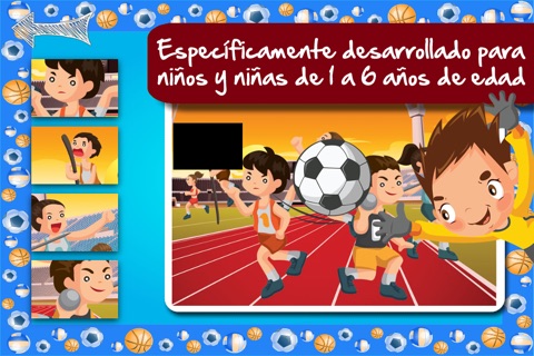 Shape Game Sports Cartoon for kids screenshot 2