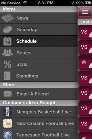 Mississippi State Football Live screenshot 2