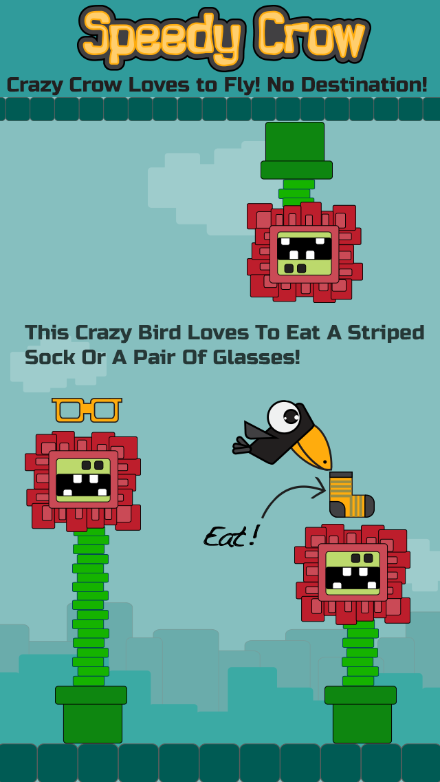 How to cancel & delete Speedy Crow-The Single Tap Adventure Of A Funny Flying Crazy Bird! from iphone & ipad 2