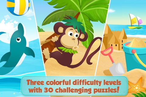 Lola's Beach Puzzle screenshot 2