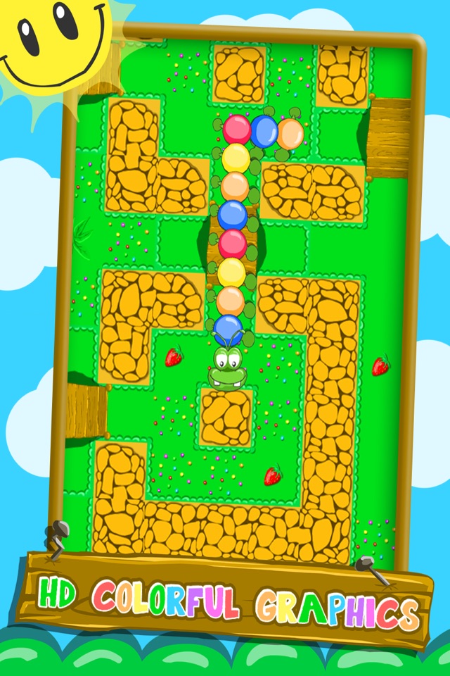 Bubbles Monster - Snake for Kids Lite screenshot 4