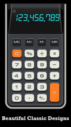 Calculator X 免費 - 計算機 Beautiful Classic Designs(圖1)-速報App