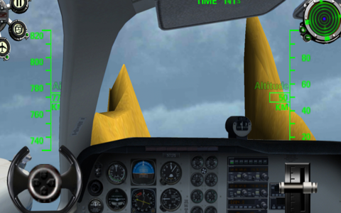 3D Army plane flight simulator screenshot 4