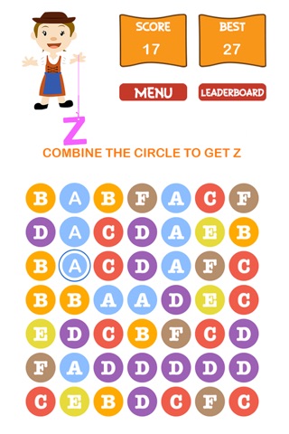 Just get Z - Letters Puzzle Mania screenshot 4