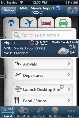 Manila Airport (MNL) Air Flight Tracker Philippines screenshot 3
