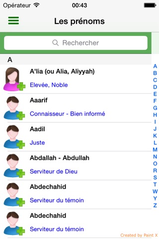 Muslim Name - Dictionnaire des prénoms arabes screenshot 2