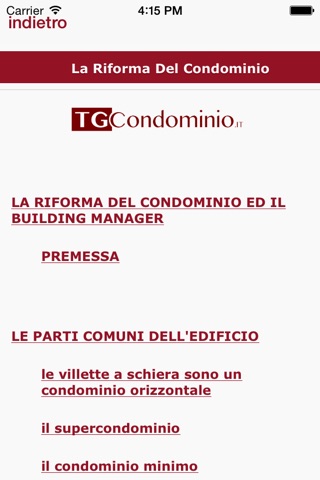 TGcondominio per iPhone screenshot 2