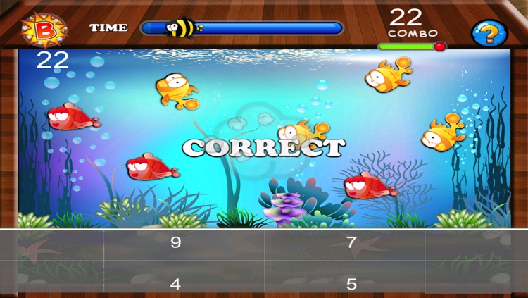 Count the fish! Fast fun number Tap game - Full Version