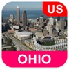 Ohio, USA Offline Map - PLACE STARS