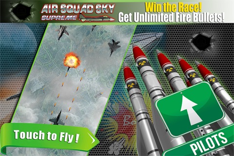 Renegade Air Squad Supreme Jet Fighter PRO : After burner burn out in the sky screenshot 3