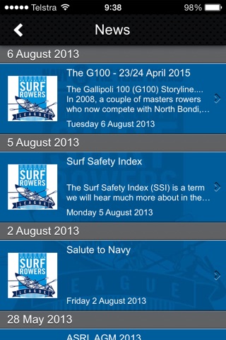 Australian Surf Rowers League. screenshot 3