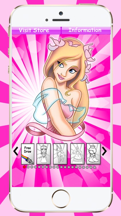 100 Princess Coloring