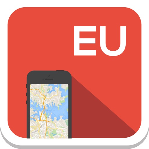Europe offline map, guide, weather, hotels. Free navigation. iOS App