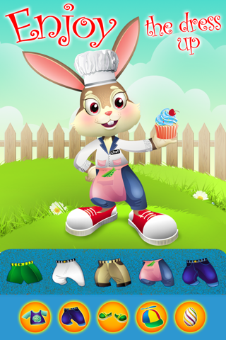 Cute Bouncy Bunny Rabbit - Dressing up Game for Kids - Free Version screenshot 4