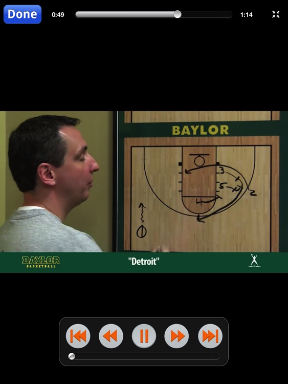 Baylor Man To Man Quick Hitters - With Coach Scott Drew - Full Court Basketball Training Instruction - XL screenshot-4